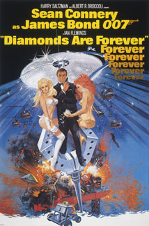 007: Los diamantes son para siempre (1971) Poster
